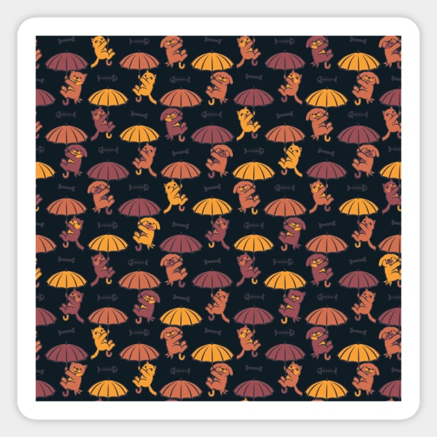 It's raining cats and dogs Sticker by Tobe_Fonseca